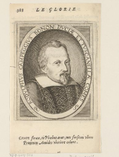 Portrait of the poet Ridolfo Campeggi