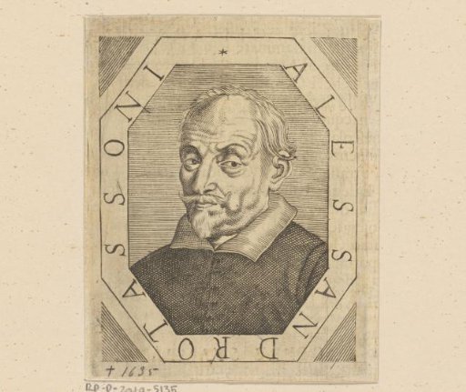 Portrait of the poet Alessandro Tassoni