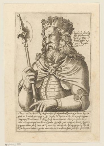 Portrait of Chlodio, King of the Franks