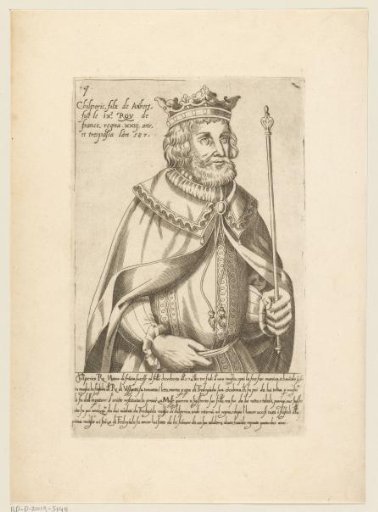 Portrait of Chilperik I, King of the Franks