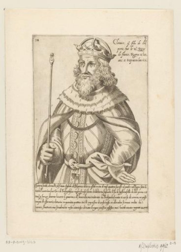 Portrait of Chlotharius II, King of the Franks