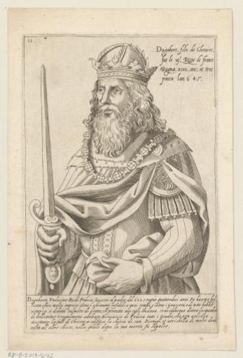 Portrait of Dagobert I, King of the Franks