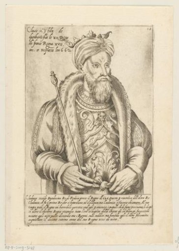 Portrait of Clovis II, King of Neustria and Burgundy
