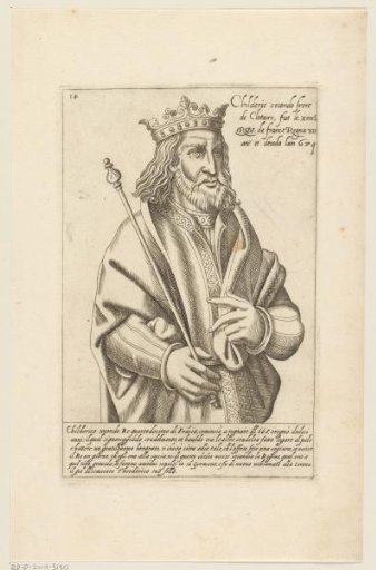 Portrait of Childeric II, King of Austrasia
