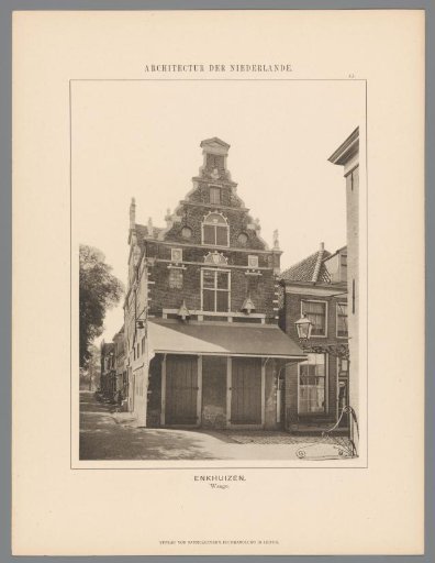 View of the Waag in Enkhuizen