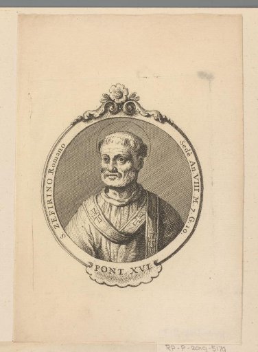 Portrait of Pope Zephyrinus