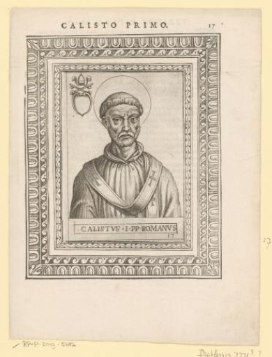 Portrait of Pope Callixtus I