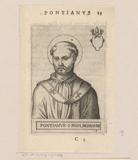 Portrait of Pope Pontianus
