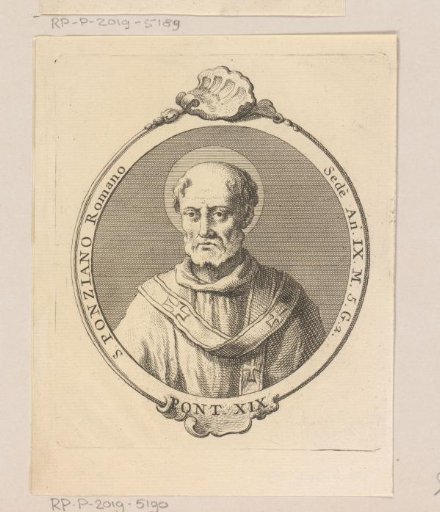 Portrait of Pope Pontianus