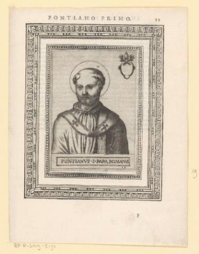 Portrait of Pope Pontianus