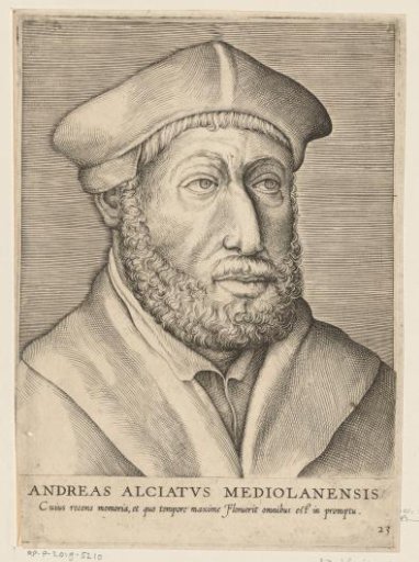 Portrait of Andrea Alciato