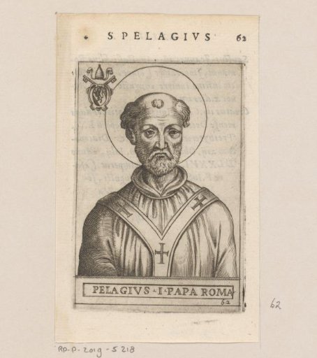 Portrait of Pope Pelagius I