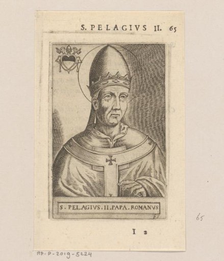 Portrait of Pope Pelagius II