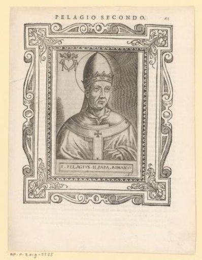 Portrait of Pope Pelagius II
