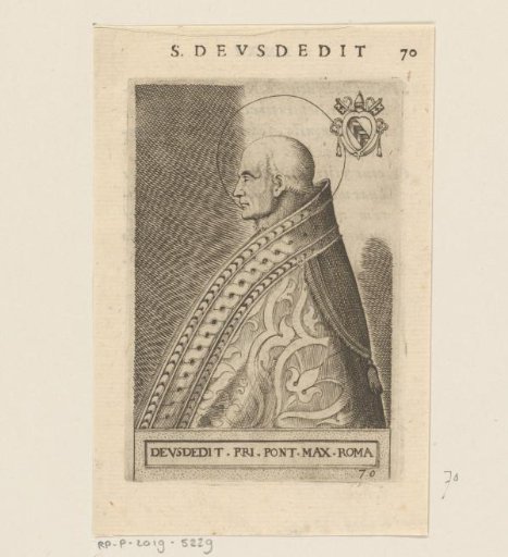 Portrait of Pope Adeodatus I
