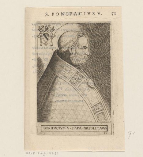 Portrait of Pope Boniface V