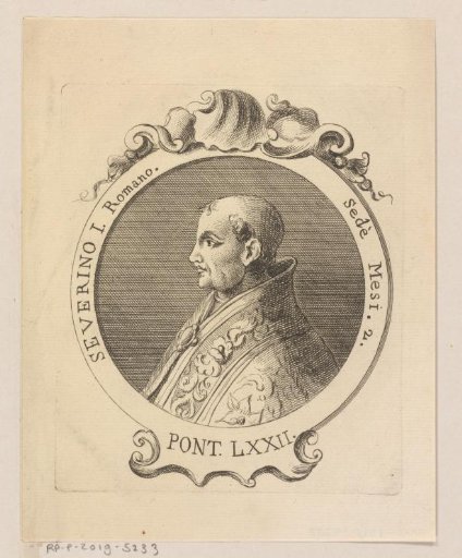 Portrait of Pope Severinus