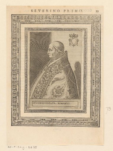 Portrait of Pope Severinus