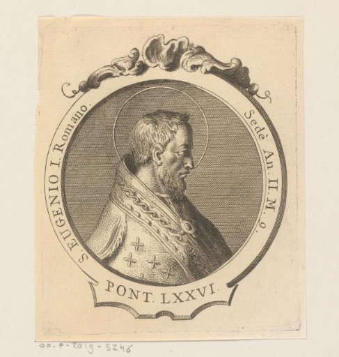 Portrait of Pope Eugene I