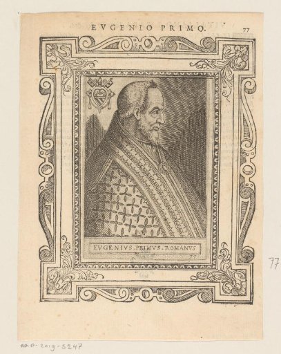 Portrait of Pope Eugene I