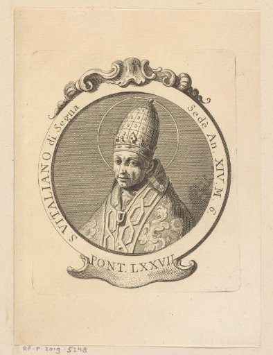 Portrait of Pope Vitalian