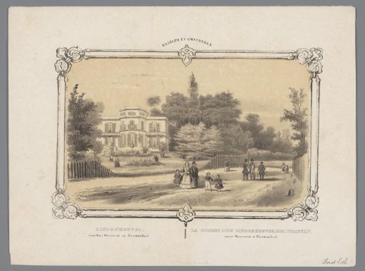 View of the estate Lindenheuvel near Bloemendaal