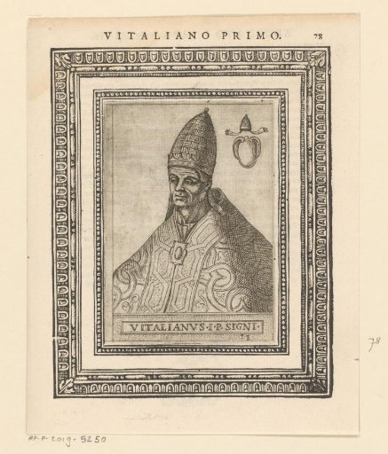 Portrait of Pope Vitalian