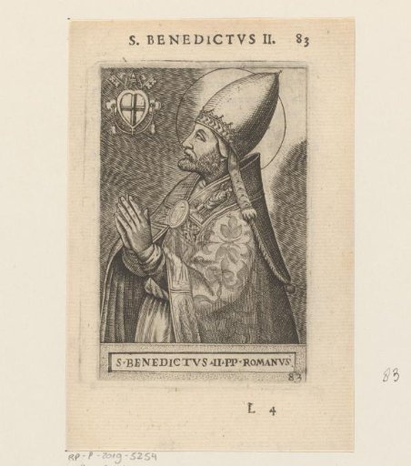 Portrait of Pope Benedict II