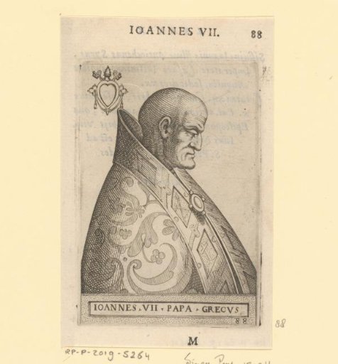Portrait of Pope John VII