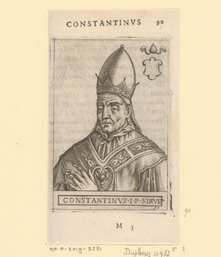 Portrait of Pope Constantine I
