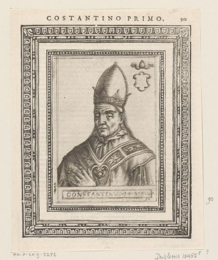 Portrait of Pope Constantine I