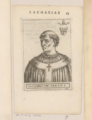 Portrait of Pope Zacharias