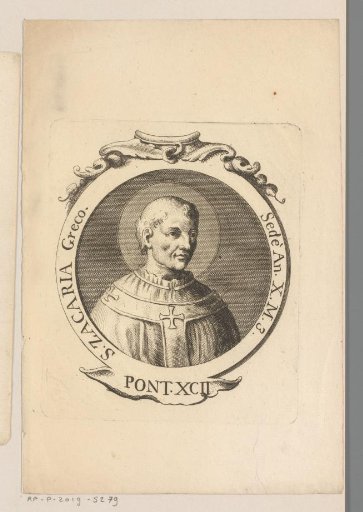 Portrait of Pope Zacharias