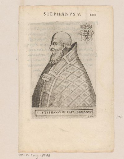 Portrait of Pope Stephen IV (V)