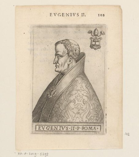 Portrait of Pope Eugenius II