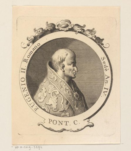 Portrait of Pope Eugenius II