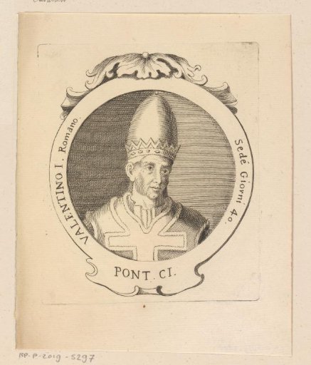 Portrait of Pope Valentine