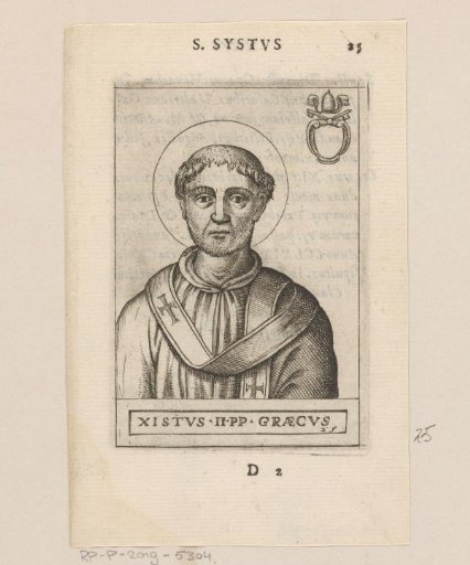 Portrait of Pope Sixtus II