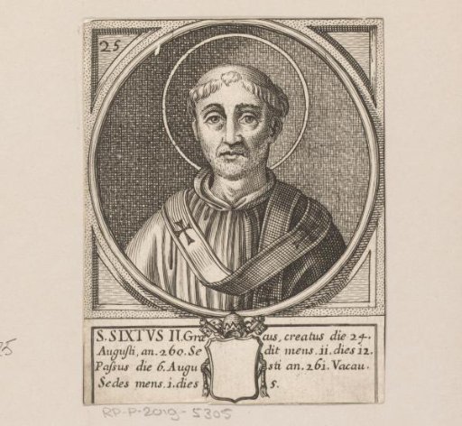 Portrait of Pope Sixtus II