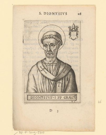 Portrait of Pope Dionysius