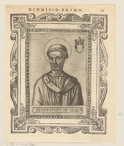 Portrait of Pope Dionysius