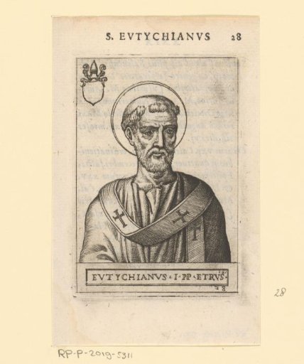 Portrait of Pope Eutychianus