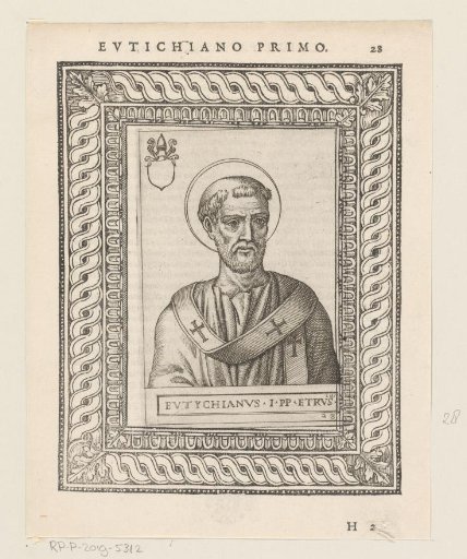 Portrait of Pope Eutychianus