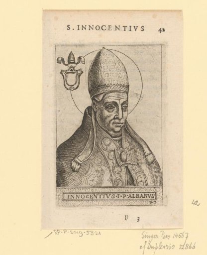 Portrait of Pope Innocent I