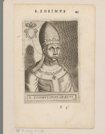 Portrait of Pope Zosimus
