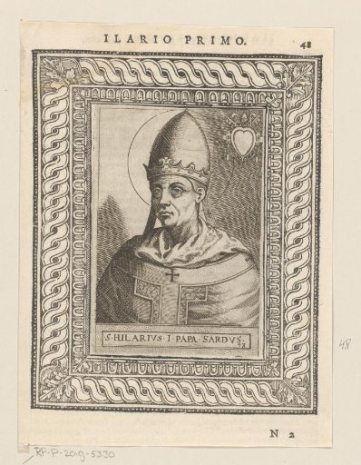 Portrait of Pope Hilary