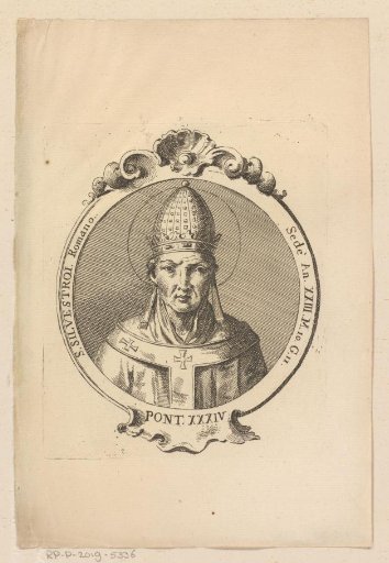 Portrait of Pope Sylvester I