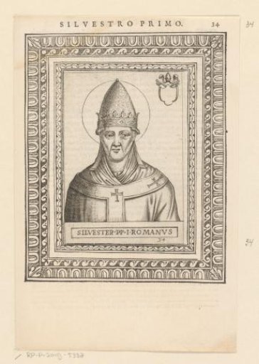 Portrait of Pope Sylvester I