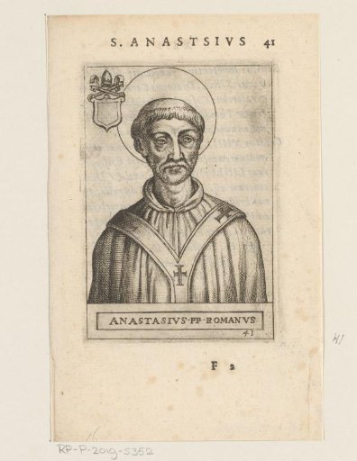 Portrait of Pope Anastasius I
