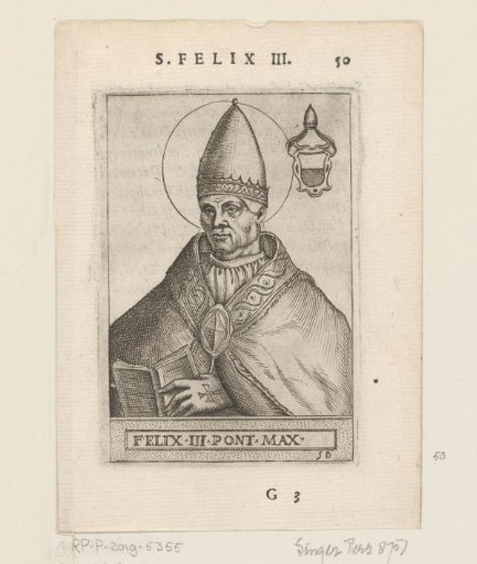 Portrait of Pope Felix III